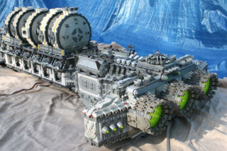 Illustration for article titled Lego Colonial Space Ship Is Big Enough to Terraform Real Planets
